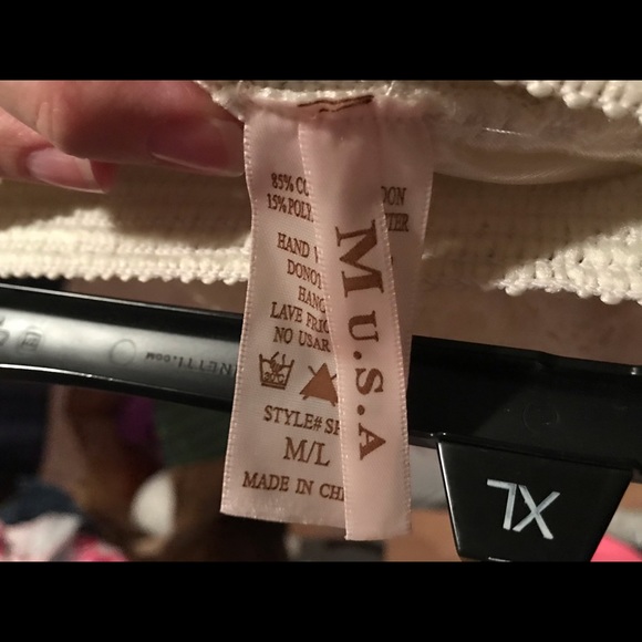 M U.S.A. Lace tiered shorts - Picture 10 of 10